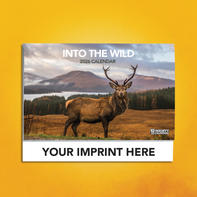 2026 Into The Wild Calendar Cover with Black Imprint