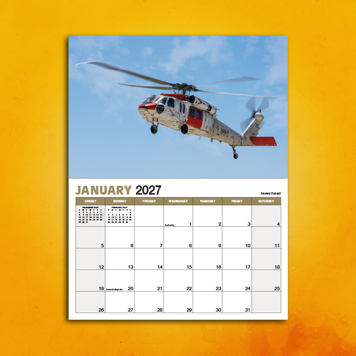 2027 Helicopters January Spread